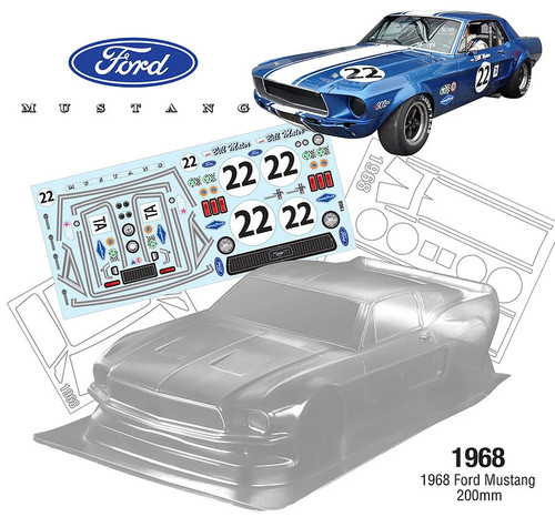 1968 ford mustang tamiya - 1/10,