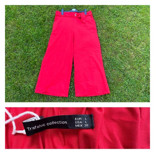 Ladies zara red wide - ladies, leg