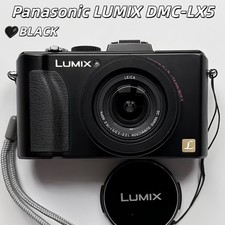 Panasonic LUMIX DMC-LX5 10.1MP 3.8X Optical Zoom Digital Camera Black 90% NEW