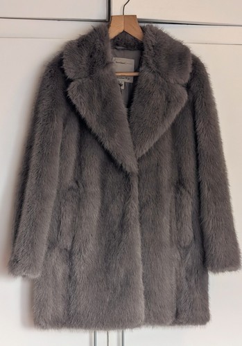 River island grey faux - island, fur