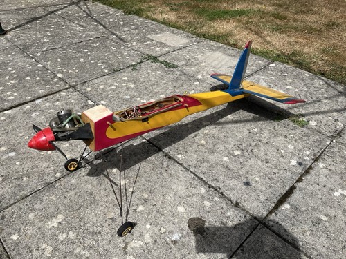 Wooden plane body - wooden, rc