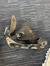 Burton Custom EST Snowboard Bindings – Black/Gold – Size M/L – Used