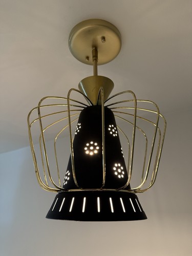 Vintage mcm pendent - mcm, light