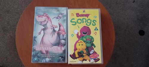 Vhs video tapes barney s - 2x,