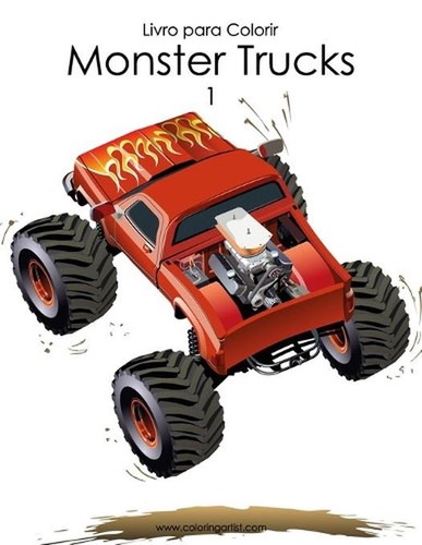 Livro para colorir monster - livro,