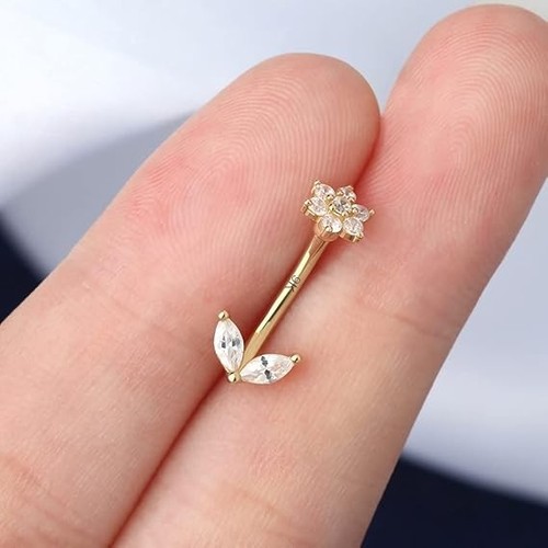 Oufer solid gold ear - ,