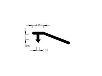 Black pvc door frame trim - pvc,