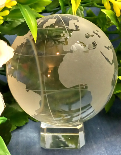 Etched crystal world - crystal,