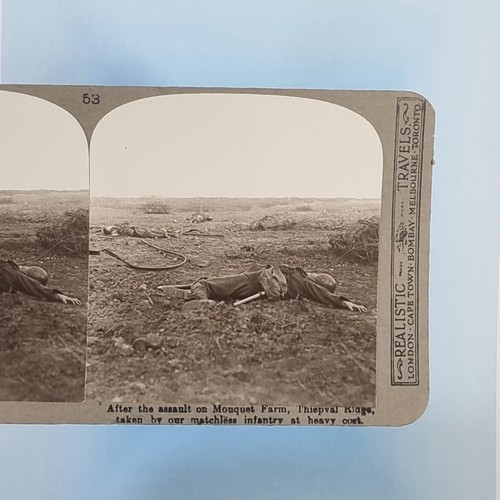 Ww1 military stereoview - ww1, c1916