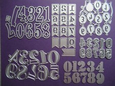 6 Types Numbers 0 - 9 Metal