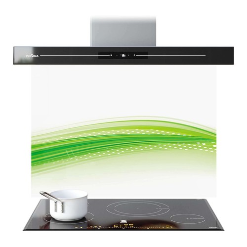 Kitchen glass splashback - glass,