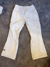 The North Face Women’s Hyvent Ski Trousers Salopettes Medium White