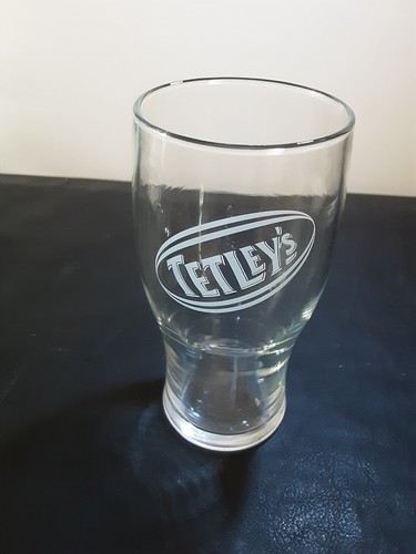 Vintage tetley pint glass - pint,