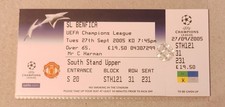 European cup match ticket - european,