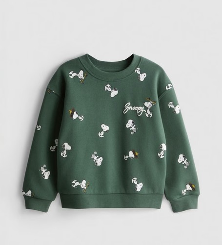 Snoopy peanuts baby - peanuts, green