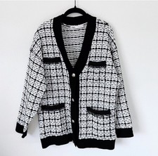Zara Tweed black white vintage