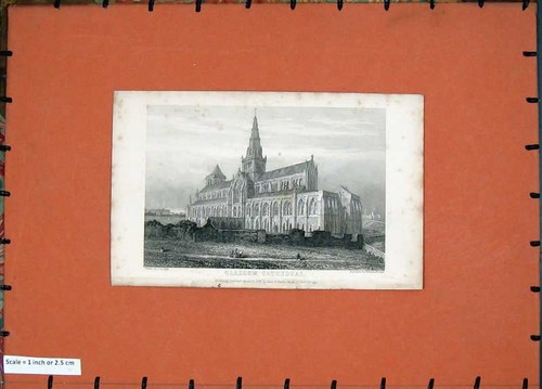 Old antique print - old,