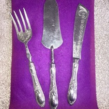 Vintage Silver Plated 3 Piece