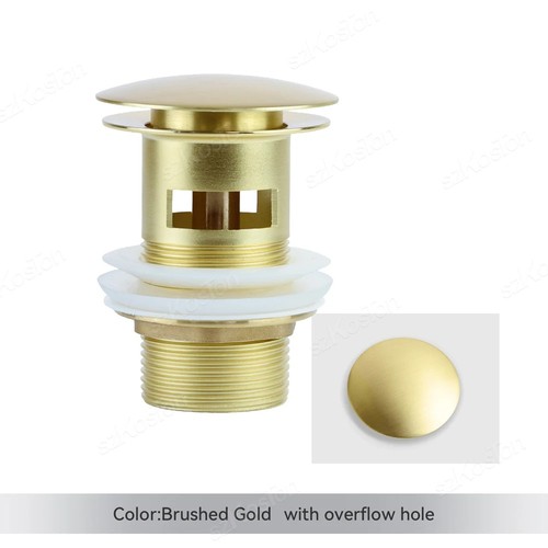 Brass basin sink pop - pop, up