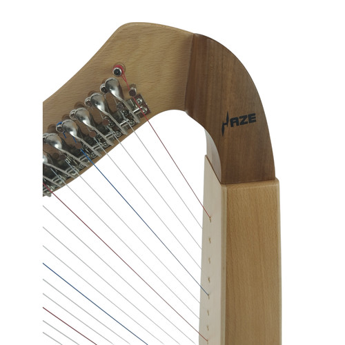 Haze natural string harp - natural, 19-string