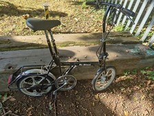 Classic Di-Blasi Folding Bicycle Cycle Black 3 Spd gears Drum Brake Nylon Wheel