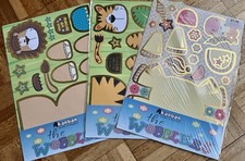 Kanban card making kits Kanban Wobbler cards x 3 Unicorn, Lion, Tiger