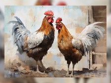 Feathered Companions: Oil