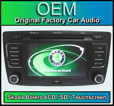Skoda Yeti CD Player car stereo, Skoda Bolero 6 CD changer, touchscreen SD card