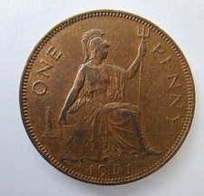 1951 George VI Penny  - Key Date - In Excellent Circulated Condition