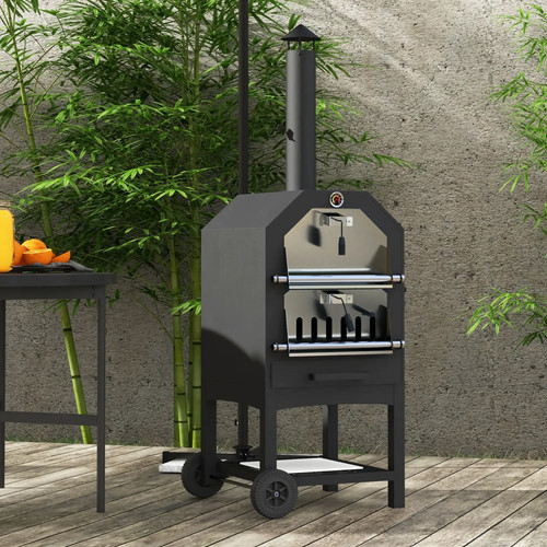 Outdoor pizza oven - oven, charcoal