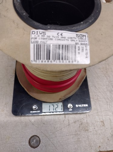 0mm twin earth - cable,