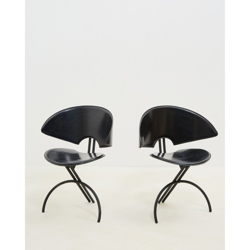 Sculptural side chairs - sculptural,