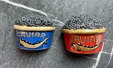 Vintage Caviar Tin Magnets