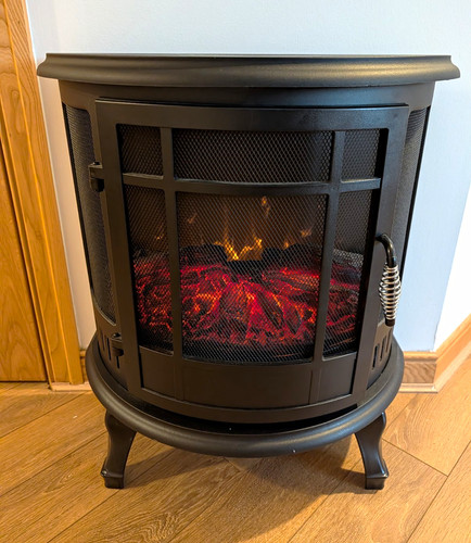 Dunelm black electric stove - electric,