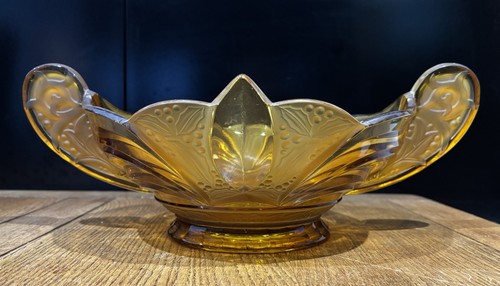 Large art deco brockwitz - large, amber
