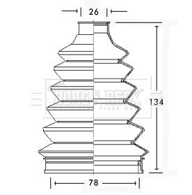 Borg beck bcb2337 drive - borg,