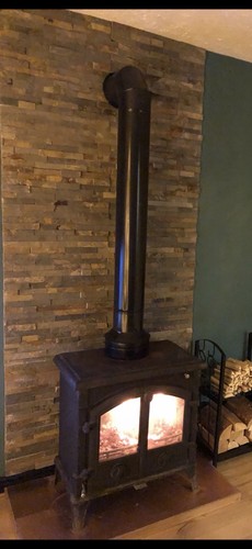 Double door log burner - door,
