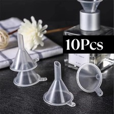 10x Mini Plastic Funnel Oil