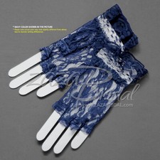 Flower Pattern Half Finger