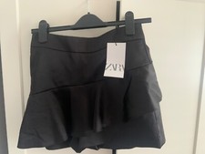 Zara Black Frill Layered Front