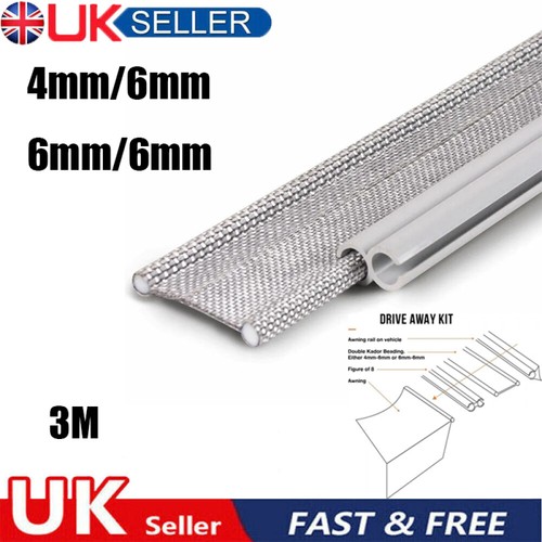 Dual beading drive away - drive, awning