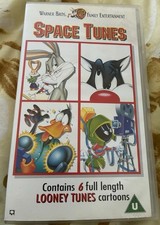 SPACE TUNES WARNER BROS VHS  S014943￼LOONEY TUNES 6 CARTOONS