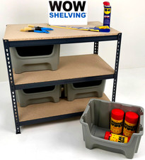 GREY 3 Level Bench Workbench