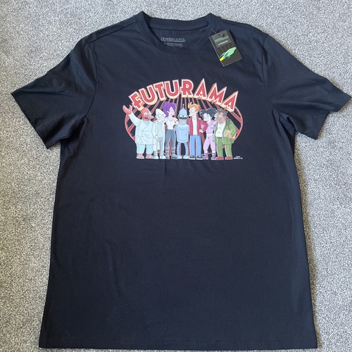 Futurama black tshirt licensed - futurama,