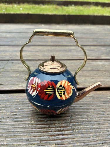 Vintage miniature enamel - miniature,