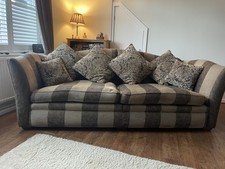 4 Seater Sofa Brown and Beige