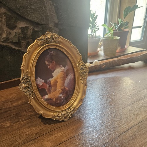 5x7 baroque oval picture - baroque,
