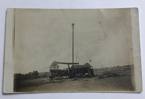 Rppc postcard oil well - oil,
