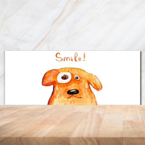 Kitchen glass splashback - kitchen,