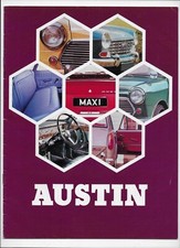 1970 Austin brochure: Mini/Cooper S/Clubman/1275 GT/1100/1300/Maxi/1800/3-litre